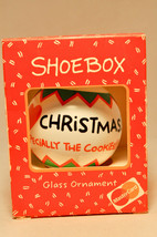 Hallmark - Shoebox - I Love Christmas (Mastercard) - Glass Ball 1992  Ornament - $13.85