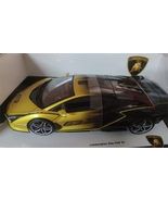 Bburago Lamborghini Sian FKP Diecast Model Car - Scale 1/43 - Yellow - O... - $141.85 CAD