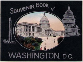 Souvenir Book of WASHINGTON, D.C. - 16 Color Pictures Vintage - £9.41 GBP