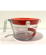 Discontinued Large PYREX 8 Cup 64 Oz Pour Measure Mixing Bowl Glass w/Li... - $44.95