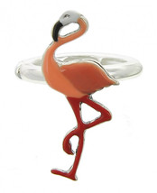 Pink flamingo  ring - $14.00