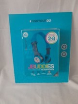 Blue JLAB JBuddies Folding Kids Wired Headphones 2-8 year oldsHeadphones - $15.83