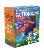 Preschool Action Cards Dino Stomp And Roar, Dinosaur Activities And Pret... - £18.73 GBP