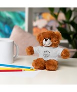 Customizable Plush Animals with T-Shirts for Ages 3+, Set of 6 - £22.56 GBP