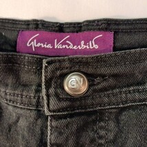Gloria Vanderbilt Jeans Women's 14 Long Black Jeans 34x26 1/2 Measured image 6