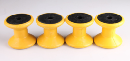 Lot of 4 New Yellow Jacket Poly Boat Trailer Bow V Rollers, 3”x1/2” - $19.96