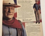 1991 The Duke John Wayne Vintage Print Ad Advertisement pa15 - £5.45 GBP