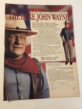 1991 The Duke John Wayne Vintage Print Ad Advertisement pa15 - £5.42 GBP