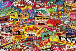 Jigsaw Puzzle 1000 Pieces Collector Series Crazy Candy Wrappers Packs (R... - $21.82