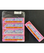 Lot of 5 Vintage Carefree Bubble Gum Packs - 1980s Unopened NOS - $64.34