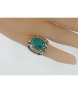 Navajo Sterling Silver &amp; Turquoise Band Ring Size 6.25 - $1,806.11 MXN