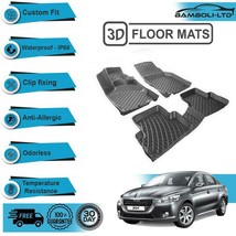 3D Molded Interior Car Floor Mat for Peugeot 301 (Black) - $89.25