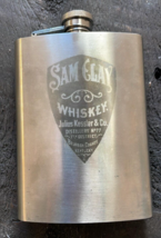 SAM CLAY WHISKEY WHISKY 9oz HIP FLASK - $24.03