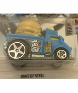 Buns Of Steel Matchbox Card HW Metro Features Burger &amp; Fries 2017 - $13.52 CAD