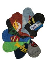 NWT Justice League Boys 8 Pair No Show Socks Size L (3-9) NEW - £7.94 GBP