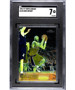 Kobe Bryant 1996-97 Topps Chrome Rookie Card (RC) #138- SGC Graded 7 NM ... - £631.29 GBP