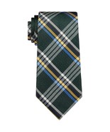 Tommy Hilfiger Men&#39;s Thomas Classic Plaid Tie Green OS B4HP - $19.95