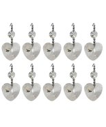 Royal Designs Replacement Chandelier Clear Crystal Prism K9 Quality Hear... - $39.19 CAD