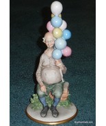 Giuseppe Cappe Figurine Grandpa Balloon Seller Capodimonte Italy Sculpture GIFT! - £3,037.81 GBP