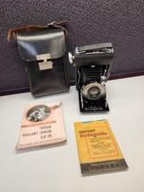 Vintage Kodak Vigilant JUNIOR Six-20  Kodak Bimat Shutter Folding Camera - £39.14 GBP