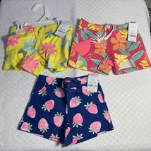 NEW Lot of 3 Baby Girls Size 2T Years Shorts Carters Multicolor - £20.57 GBP