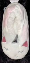 Wonder Nation-Girls Fuzzy Babba Unicorn-Tie Dye Slipper Socks Kids Shoe SZ: 8-13 - £9.54 GBP