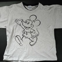 Reversible Vintage 80s 90sMickey Mouse Graphic Disney Single Stitch TShirt USA - $24.70