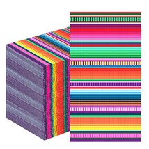 50 Pack Mexican Fiesta Guest Napkins Mexican Themed Colorful Disposable Dinner N - £18.00 GBP