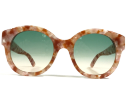 Gucci Sunglasses GG0207S 005 Shiny Pink Marble Thick Rim Frames w Green Lenses - £118.16 GBP