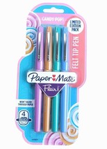 Paper Mate Flair Candy Pop Felt Tip Pins For Pack Medium Point .O7 mm - £4.75 GBP