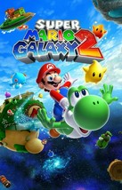 Super Mario Galaxy 2 Game Poster | Nintendo | Wall Art | NEW | USA - £15.72 GBP