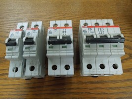 4- ABB Stotz S 281 K 3A 277/480V Din Rail Mount Breakers 2- 1p 1- 2p 1- ... - $731.71 MXN