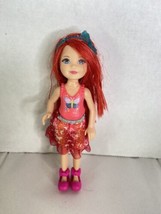 Mattel Barbie Dreamtopia Rainbow Cove Sprite Princess Chelsea Doll Red Hair - £9.30 GBP