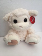 Aurora Baabsy Taddle Toes Lamb Sheep Plush Stuffed Animal Ivory Cream Big Feet - £12.64 GBP