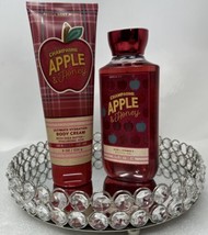 Bath and Body Works Champagne Apple Honey Body Cream &amp; Shower Gel Set. - £23.35 GBP