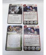 (4) Star Wars Imperial Assault Leia Organa Ally Pack Cards - $459.49 MXN