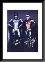 Batman Forever Val Kilmer and Chris O&#39;Donnell Signed Photo - £320.78 GBP
