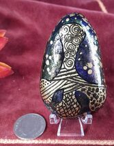 Zentangle Peace Painted Rock Decor Paperweight Collections Gifts Shelf G... - $5.95