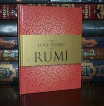 The Love Poems of Rumi New Deluxe Collectible Hardcover Gilded Ribbon Poetry - £27.19 GBP