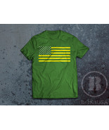 Portland Timbers Green &amp; Gold US Flag T-Shirt PTFC RCTID Rose City PDX M... - $27.09 CAD