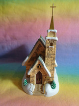 Vtg 1998 Hallmark Keepsake Christmas Ornament The Stone Church Candle Services - £7.87 GBP