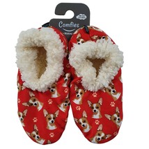 Chihuahua Fawn Dog Slippers Comfies Womens Super Soft Lined Animal Print... - $18.80