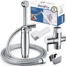 Toilet Bidet Sprayer, Handheld Sprayer Bidet Attachment Kit, 5 Years Warranty. - £51.94 GBP