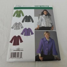 Simplicity Sewing Pattern 2762 Misses Women Jackets Belt Sizes 6-14 Two ... - $7.85