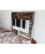 Rustic framed piano keys - £66.60 GBP
