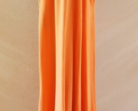Ralph Lauren Black Label Orange Cotton Sleeveless Long Dress size Medium - $24.74