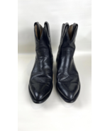 FRYE BLACK ANKLE WESTERN BOOTS - £129.50 GBP