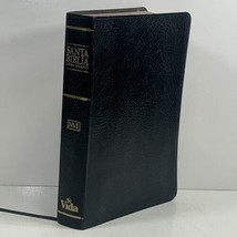 Nvi Santa Biblia Letra Gigante Black Faux Leather Zondervan - £39.95 GBP