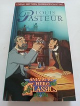 Animated Hero Classics Classroom Ed 1995 VHS Louis Pasteur Living History - £12.43 GBP