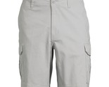George Men&#39;s 10&quot; Inseam Cargo  Shorts, Soft Silver Size 40 - $18.80